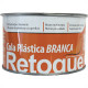 Massa Plastica Retoque Branca 400G - Kit C/12 Pecas
