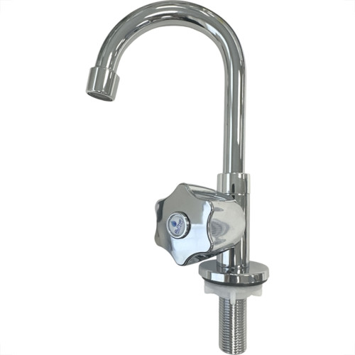 Torneira Bica Movel Lavatorio Metal Alpha 1195 - 1/4V. - C-50 Light Cromada