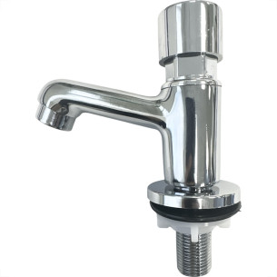 Torneira Automatica Lavatorio Metal Mesa Alpha Alphamatic Cromada 2200
