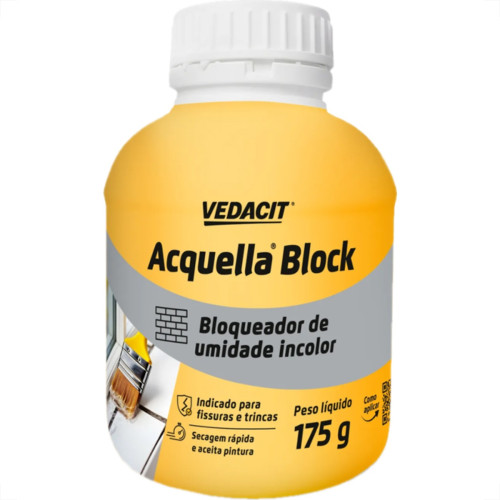 Otto Vedacit Acquella Block Bloqueador De Umidade Incolor - 175G.