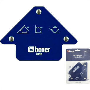 Esquadro Magnetico Para Soldador Boxer 3'' - 12Kg