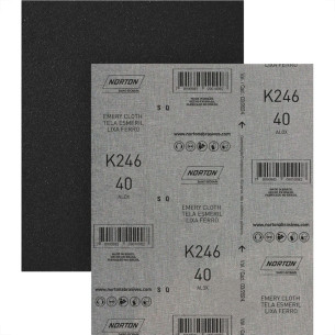 Lixa Ferro Norton 100 - Kit C/25 Pecas
