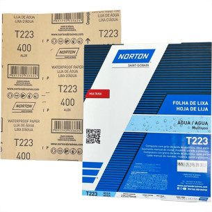 Lixa D Agua Norton 400 - Kit C/50 Pecas