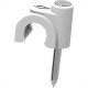 Grampo Para Fio Rifix Cabo 10 Coaxial Branco Caixa Com 50 Pacotes Grampo Para Fio Rifix Cabo 10 Coaxial Branco Caixa Com 50 Pacotes