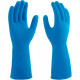 Luva Borracha Mucambo Azul Pro 137 Lisa Antiderrapante - 8-G - Kit C/10 Pecas Luva Borracha Mucambo Azul Pro 137 Lisa Antiderrapante - 8-G - Kit C/10 Pecas