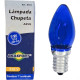 Lampada Chupeta Brasfort 7Wx220V. E14 Azul - Kit C/25 Pecas