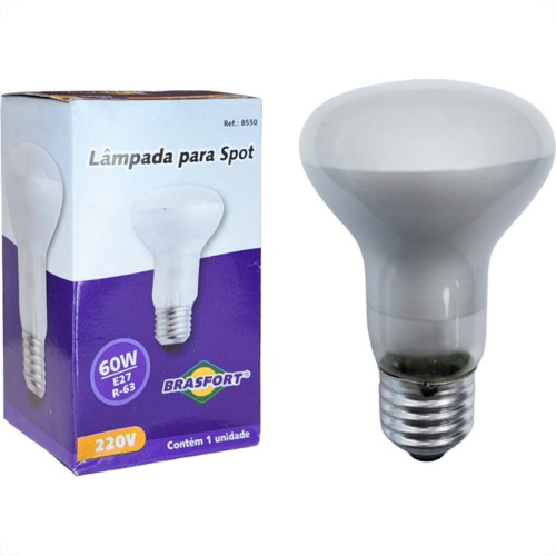 Lampada Spotlight Brasfort R-63 60Wx220V. Lampada Spotlight Brasfort R-63 60Wx220V.