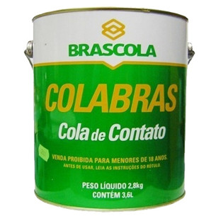 Cola De Contato Brascola Colabras 2,8Kg