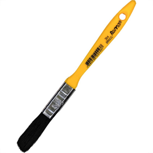 Pincel Trincha Pintura Roma Preta Ref.304 1/2'' Cabo Amarelo - Kit C/12 Pecas Pincel Trincha Pintura Roma Preta Ref.304 1/2'' Cabo Amarelo - Kit C/12 Pecas