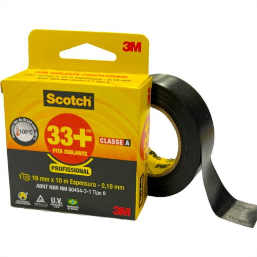 Fita Isolante 3M Scoth 33+ 10M Fita Isolante 3M Scoth 33+ 10M