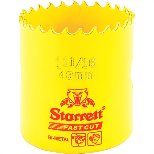 Serra Copo Starrett Aco Rapido 43Mm - H1116 Serra Copo Starrett Aco Rapido 43Mm - H1116