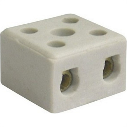 Conector Porcelana Morumbi 2 Polos - 6Mm Fixar Mp-176P - Kit C/10 Pecas Conector Porcelana Morumbi 2 Polos - 6Mm Fixar Mp-176P - Kit C/10 Pecas