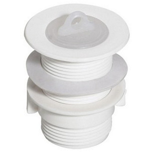 Valvula Tanque Plastica Luconi 1.1/4'' Branca - Kit C/25 Pecas