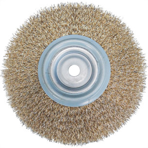 Escova De Aco Circular Mil Kits Aco Latonado 6'' X 1/2''X1/2'' - M39C