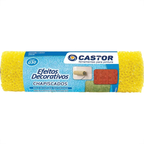 Rolo De Espuma Castor Texturizada 23Cm - 030 Rolo De Espuma Castor Texturizada 23Cm - 030