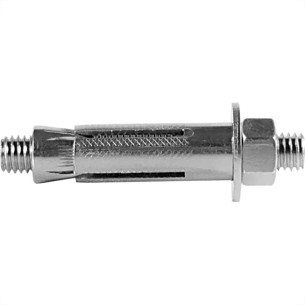 Chumbador. Fixador Ancora Cba Com Prisioneiro 1/4'' X 65 - Kit C/25 Pecas
