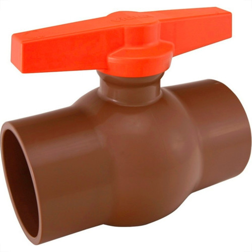 Registro Esfera Pvc Soldavel Viqua 25Mm - Kit C/5 Pecas Registro Esfera Pvc Soldavel Viqua 25Mm - Kit C/5 Pecas