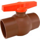 Registro Esfera Pvc Soldavel Viqua 25Mm - Kit C/5 Pecas Registro Esfera Pvc Soldavel Viqua 25Mm - Kit C/5 Pecas
