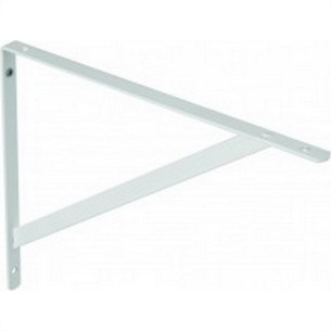 Suporte Prateleira Mao Francesa Biehl Branco 50 - 45 X25Cm . / Kit C/ 12 Peca