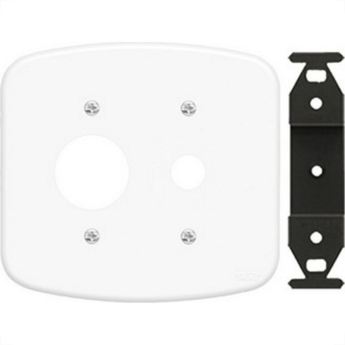 Placa Conjunto Fame Blanc 4X4 F-58 - 1 Tomada + 1 Furo - 979 - Kit C/10 Pecas Placa Conjunto Fame Blanc 4X4 F-58 - 1 Tomada + 1 Furo - 979 - Kit C/10 Pecas