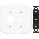 Placa Conjunto Fame Blanc 4X4 F-58 - 1 Tomada + 1 Furo - 979 - Kit C/10 Pecas Placa Conjunto Fame Blanc 4X4 F-58 - 1 Tomada + 1 Furo - 979 - Kit C/10 Pecas