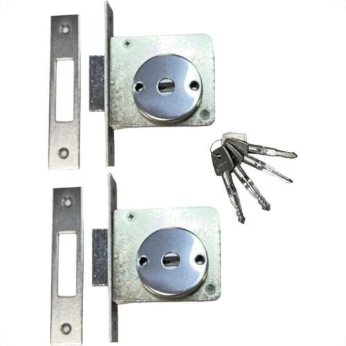 Trava Quadrupla Gold Cromada Dupla 1140E Par Trava Quadrupla Gold Cromada Dupla 1140E Par