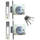 Trava Quadrupla Gold Cromada Dupla 1140E Par Trava Quadrupla Gold Cromada Dupla 1140E Par