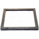 Porta Grelha Ferro Fundido Quadrada 25X25 Porta Grelha Ferro Fundido Quadrada 25X25