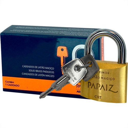 Cadeado Papaiz Tetra Chave 60Mm Cadeado Papaiz Tetra Chave 60Mm