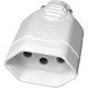 Pino Femea Ilumi 2 Polos+Terra 20A. Cinza Prensa Cabo - 1422Pct - Kit C/10 Pecas Pino Femea Ilumi 2 Polos+Terra 20A. Cinza Prensa Cabo - 1422Pct - Kit C/10 Pecas