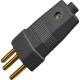 Pino Macho Ilumi 2 Polos+Terra 10A. Preto - 1407Pct - Kit C/10 Pecas Pino Macho Ilumi 2 Polos+Terra 10A. Preto - 1407Pct - Kit C/10 Pecas