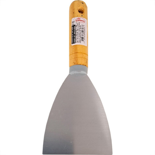 Espatula Compel Aco Cabo Madeira 80Mm - Kit C/6 Pecas Espatula Compel Aco Cabo Madeira 80Mm - Kit C/6 Pecas