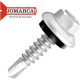 Parafuso Auto Brocante Sextavado Com Arruela Jomarca 12 X 7/8'' Zincado - Costura - Kit C/2 Centos Parafuso Auto Brocante Sextavado Com Arruela Jomarca 12 X 7/8'' Zincado - Costura - Kit C/2 Centos