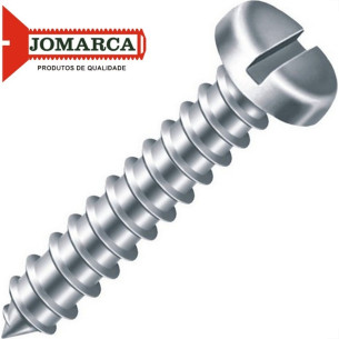 Parafuso Auto Atarraxante Panela Fenda Jomarca 6,3 X 22Mm - Kit C/2 Centos