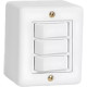 Sistema Box Ilumi 3 Simples 6A. Bege - 6119 Sistema Box Ilumi 3 Simples 6A. Bege - 6119