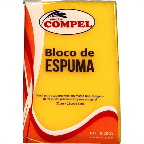 Espuma Em Bloco Compel 6Cm X 13Cm X 22Cm - Kit C/30 Pecas Espuma Em Bloco Compel 6Cm X 13Cm X 22Cm - Kit C/30 Pecas
