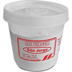 Cal Virgem Sao Jorge Pote Com 150G . / Kit C/ 16 Peca