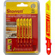 Serra Tico-Tico Lamina Starrett Multi Bi-Metal Com 5 Pecas Bu214 - 50Mm - 14T Serra Tico-Tico Lamina Starrett Multi Bi-Metal Com 5 Pecas Bu214 - 50Mm - 14T