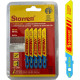Serra Tico-Tico Lamina Starrett Metal Bi-Metal Com 5 Pecas Bu224 - 50Mm - 24T Serra Tico-Tico Lamina Starrett Metal Bi-Metal Com 5 Pecas Bu224 - 50Mm - 24T