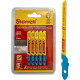 Serra Tico-Tico Lamina Starrett Metal Bi-Metal Com 5 Pecas Bu232 - 50Mm - 32T