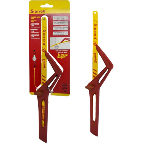 Arco De Serra Mini Starrett Com Serra Aco Rapido/Flex