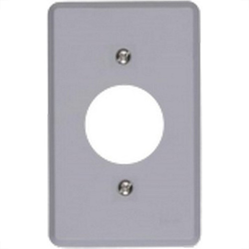 Placa Conjunto Ilumi Cinza 4X2 - Tomada Redonda 1348 Placa Conjunto Ilumi Cinza 4X2 - Tomada Redonda 1348