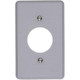 Placa Conjunto Ilumi Cinza 4X2 - Tomada Redonda 1348 Placa Conjunto Ilumi Cinza 4X2 - Tomada Redonda 1348