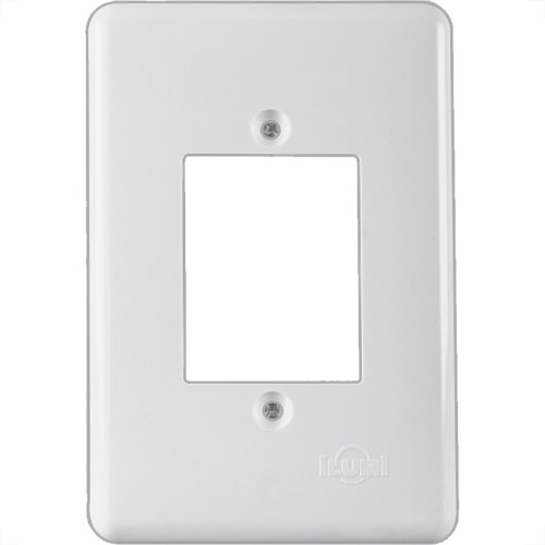 Placa Conjunto Ilumi Stylus Branco 4X2 -3 Interuptores - 2051 Placa Conjunto Ilumi Stylus Branco 4X2 -3 Interuptores - 2051
