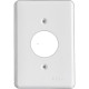 Placa Conjunto Ilumi Stylus Branco 4X2 - 1 Tomada Redonda - 2048 Placa Conjunto Ilumi Stylus Branco 4X2 - 1 Tomada Redonda - 2048