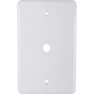 Placa Conjunto Ilumi Stylus Branco 4X2 - 1 Furo - 2053