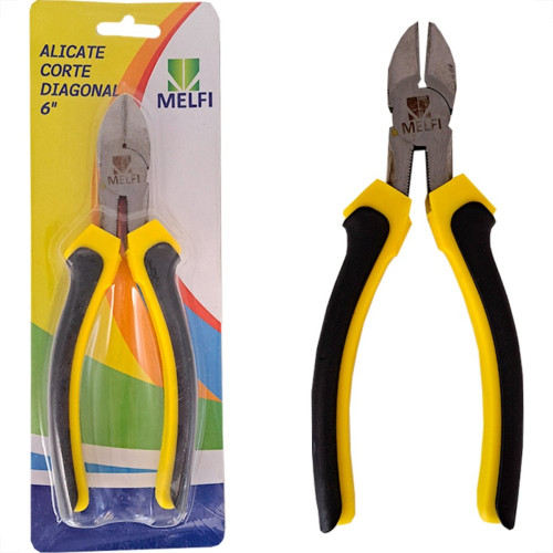 Alicate Corte Diagonal Melfi Profissional 6'' Polido - 0502 - Kit C/6 Pecas Alicate Corte Diagonal Melfi Profissional 6'' Polido - 0502 - Kit C/6 Pecas