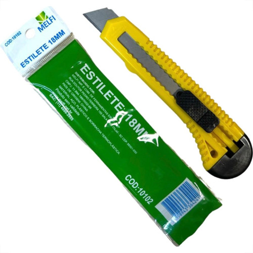 Estilete Largo Melfi 18Mm - Kit C/24 Pecas Estilete Largo Melfi 18Mm - Kit C/24 Pecas