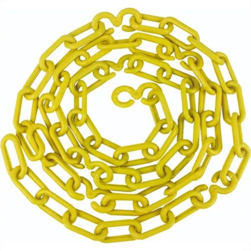 Corrente Pvc Metasul 10Mm Amarela Com 10M Corrente Pvc Metasul 10Mm Amarela Com 10M