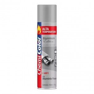 Spray Chemicolor Alta Temperatura Aluminio 350Ml/215G.